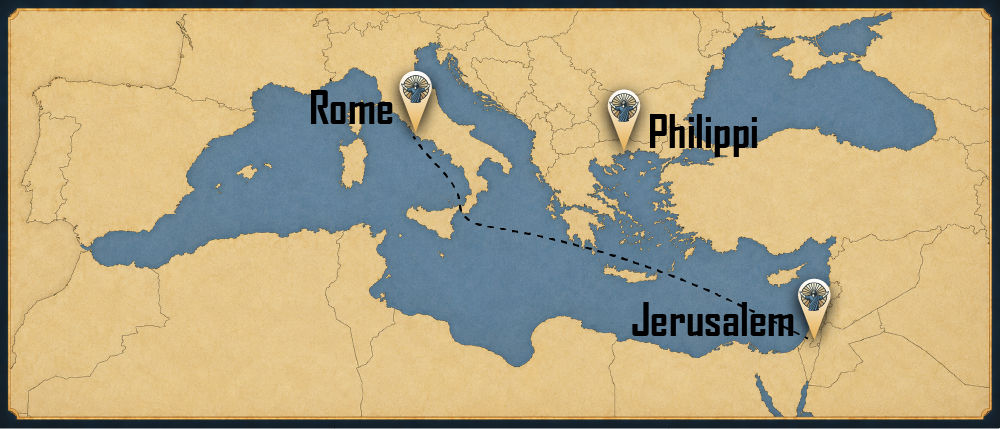 Historical and geographic context for Paul's letter to the Philippians